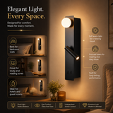 Nando Black Modern Indoor Wall Lamp