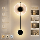 Ventis Flower Shape Crystal Wall Lamp