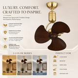Boreal Gold 3 Wooden Blade Ceiling/Wall Fan