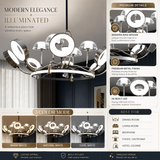 Teloss Smart Voice Assist LED Chandelier