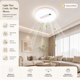 Aerozen Aluminium LED Fan Chandelier