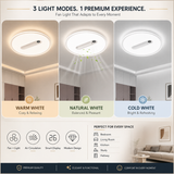 Aerozen Aluminium LED Fan Chandelier