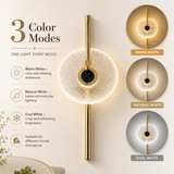 Cirel Flower Shape Crystal Wall Lamp