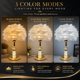 Silken Feather LED Table Lamp
