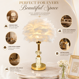 Silken Feather LED Table Lamp