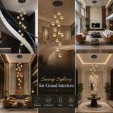 Yulck Smart LED Double Height Modern Chandelier