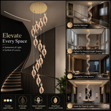 Blume LED Smart Voice Assist Chandelier