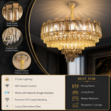 Calixte Smart Voice Assist LED Chandelier