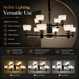 Eureka Smart Voice Assist LED Chandelier