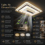 Callum Modern Ceiling Fan Chandelier