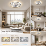 Chevy LED Smart Voice Assist Fan Chandelier