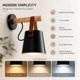 Black Leather Wall Lamp