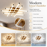 Mosica LED Smart Stepless Dimming Voice Assist Chandelier