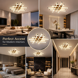 Mosica LED Smart Stepless Dimming Voice Assist Chandelier