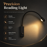 Elerics Black LED Wall Lamp