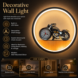 Bike Clock Wall Scone