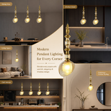 Spire Gold LED Pendant Lamp