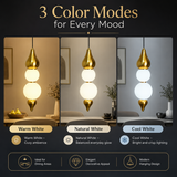 Droplet Frosted Glass Globe LED Pendant Light