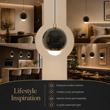 Dark Halo Pendant Lamp (3 Colors)