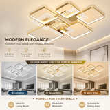 Zest Gold Smart Voice Assist LED Chandelier