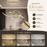 Peyton Modern LED Linear Chandelier