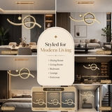 Peyton Modern LED Linear Chandelier