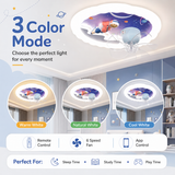 Adolf Smart Fan Chandelier