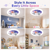 Adolf Smart Fan Chandelier