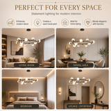 Ronz Smart Voice Assist LED Chandelier