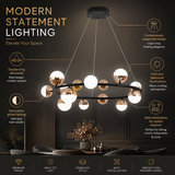 Ronz Smart Voice Assist LED Chandelier