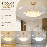 Louisiade LED Smart Voice Assist Fan Chandelier