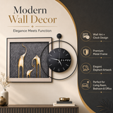 Trace Modern Wall Art Clock