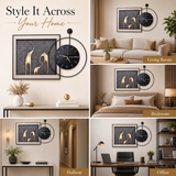 Trace Modern Wall Art Clock