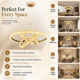 Brielle Gold Modern LED Chandelier