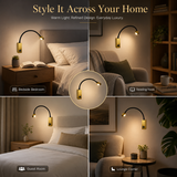 Elerics Gold LED Wall Lamp