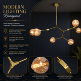 Caesar Smart Voice Assist LED Chandelier