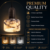Selix Marble Finish LED Pendant Light