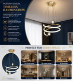 Kive Spring LED Smart Chandelier Light