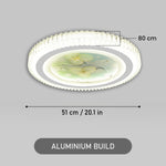 Cosimo White Smart Modern LED Ceiling Light