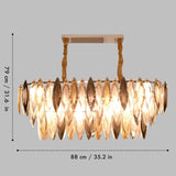 Crystalline Smart Voice Assist Chandelier