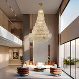 Savron Double Height Crystal Chandelier