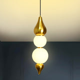 Droplet Frosted Glass Globe LED Pendant Light