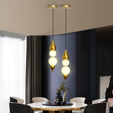 Droplet Frosted Glass Globe LED Pendant Light