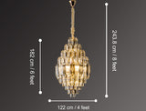 Efference Double heigh LED Smart Voice Assist Chandelier