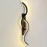 Eklara  Modern Dual Wave Decorative LED Wall Light