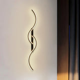 Eklara  Modern Dual Wave Decorative LED Wall Light