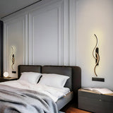 Eklara  Modern Dual Wave Decorative LED Wall Light