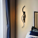 Eklara  Modern Dual Wave Decorative LED Wall Light