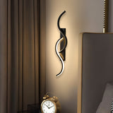 Eklara  Modern Dual Wave Decorative LED Wall Light