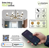 Elara LED Smart Voice Assist Chandelier